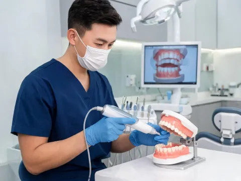 Intraoral scanner demonstration