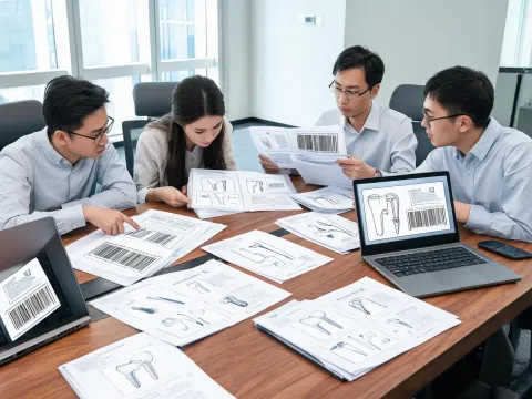 Regulatory team reviewing IFU library