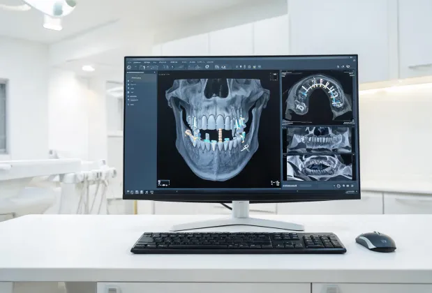 Dental imaging workstation