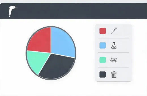 Hazardous waste percentage chart
